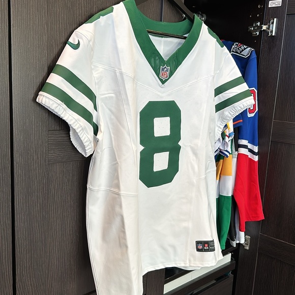 Aaron Rodgers New York Jets Nike Alternate Vapor F.U.S.E. Elite Jersey - White - Picture 3 of 8